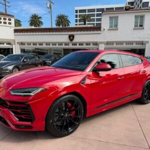 Red Lamborghini Urus